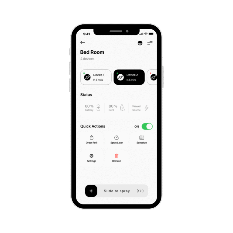 A schedule in a few taps.