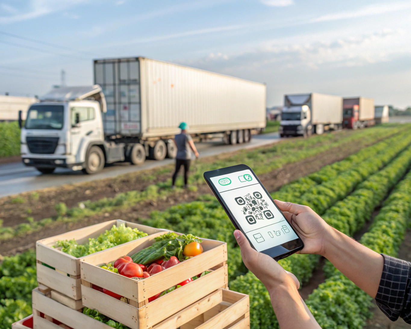 Tamper-proof food supply chain with blockchain traceability and compliance in agriculture