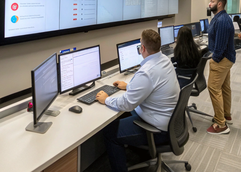 Unified EdTech Ecosystems for Seamless Learning Smart education dashboard with ERP, LMS, SIS, and CRM integration in a connected digital environment