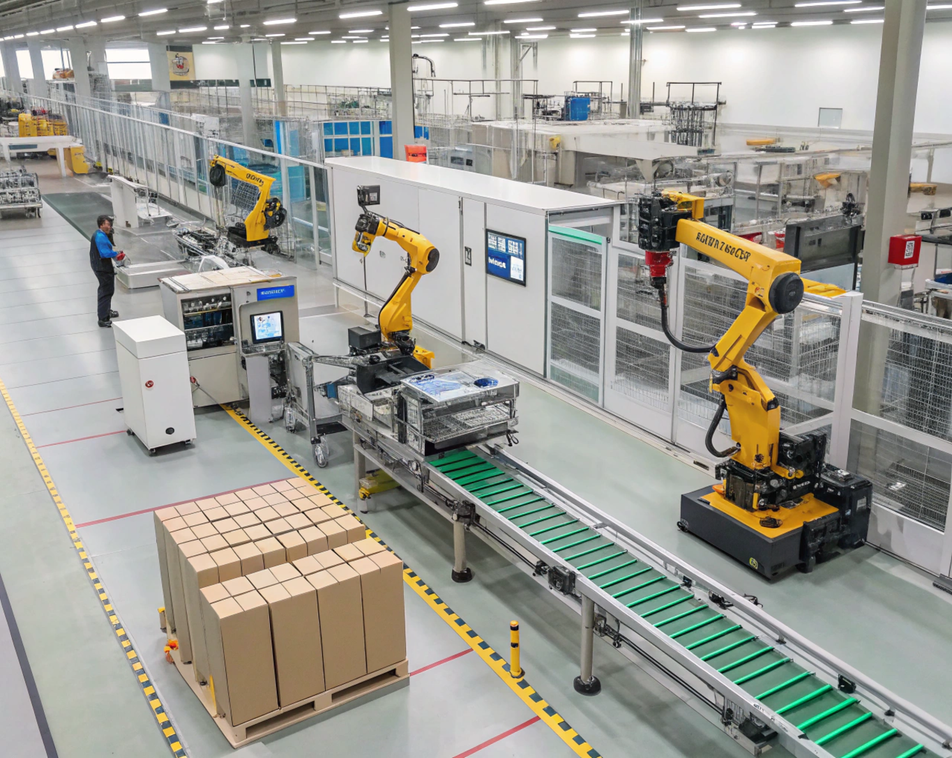 Robotic Automation for Smarter, Faster Manufacturing Operations Robotic systems in manufacturing for assembly, packaging, and collaborative automation