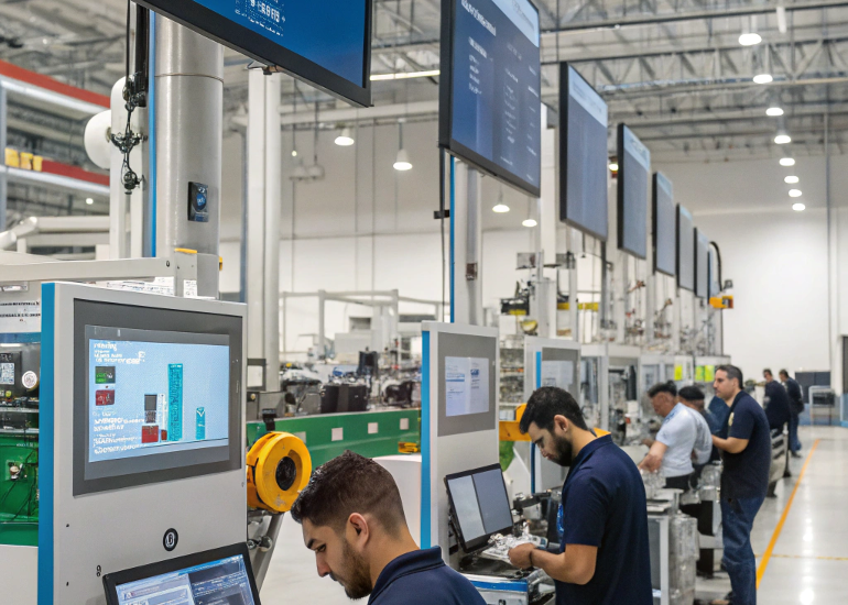 Connected Workforces and Systems in Modern Smart Manufacturing Collaborative robots and human workers using real-time data in a connected manufacturing ecosystem