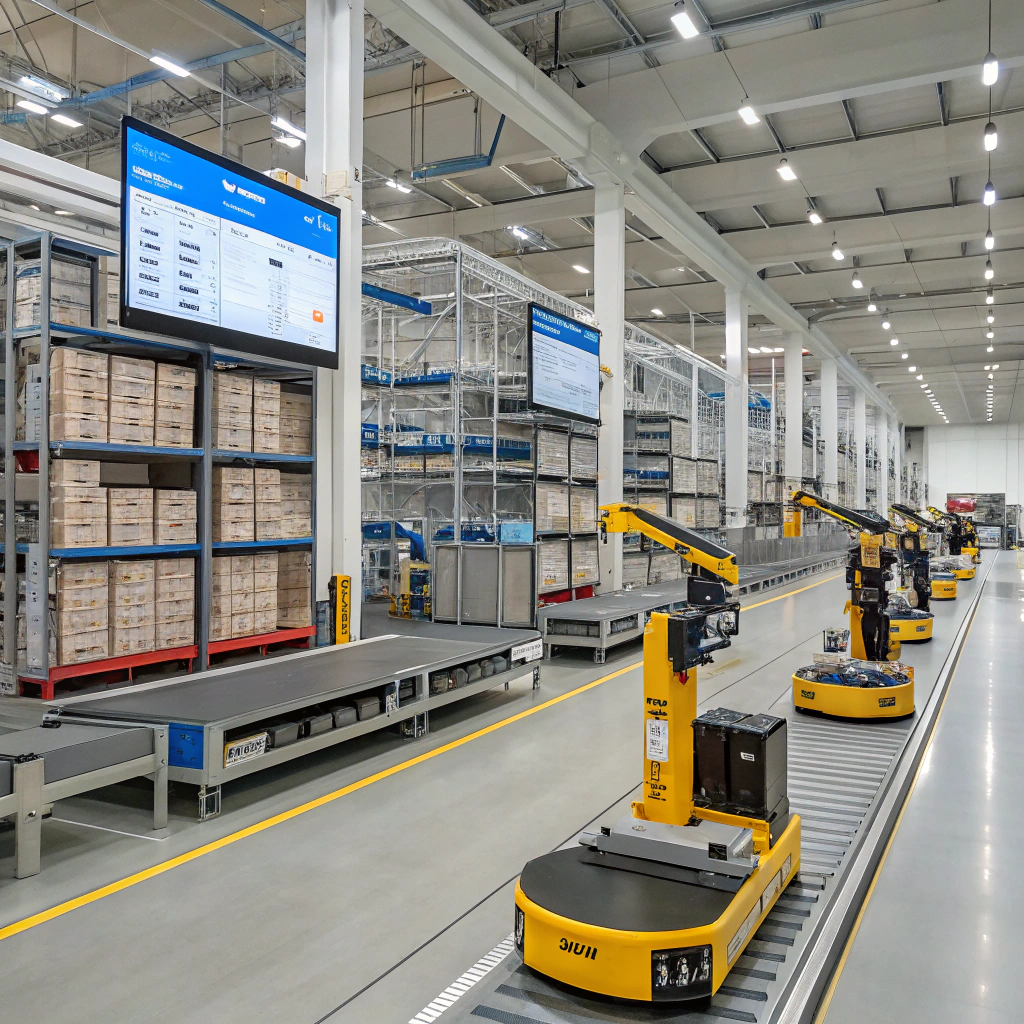 "Smart Warehouse Automation and Inventory Forecasting" "Automated warehouse with robotics and AI-powered inventory prediction systems"