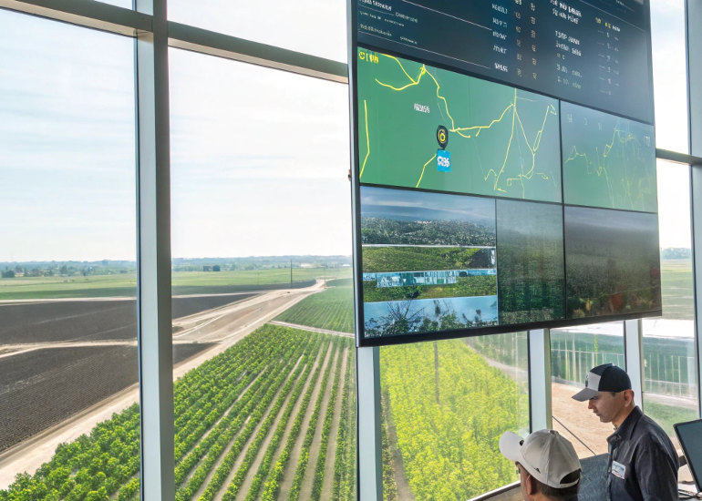 Smart farming command center with real-time dashboards and agri-marketplace integration
