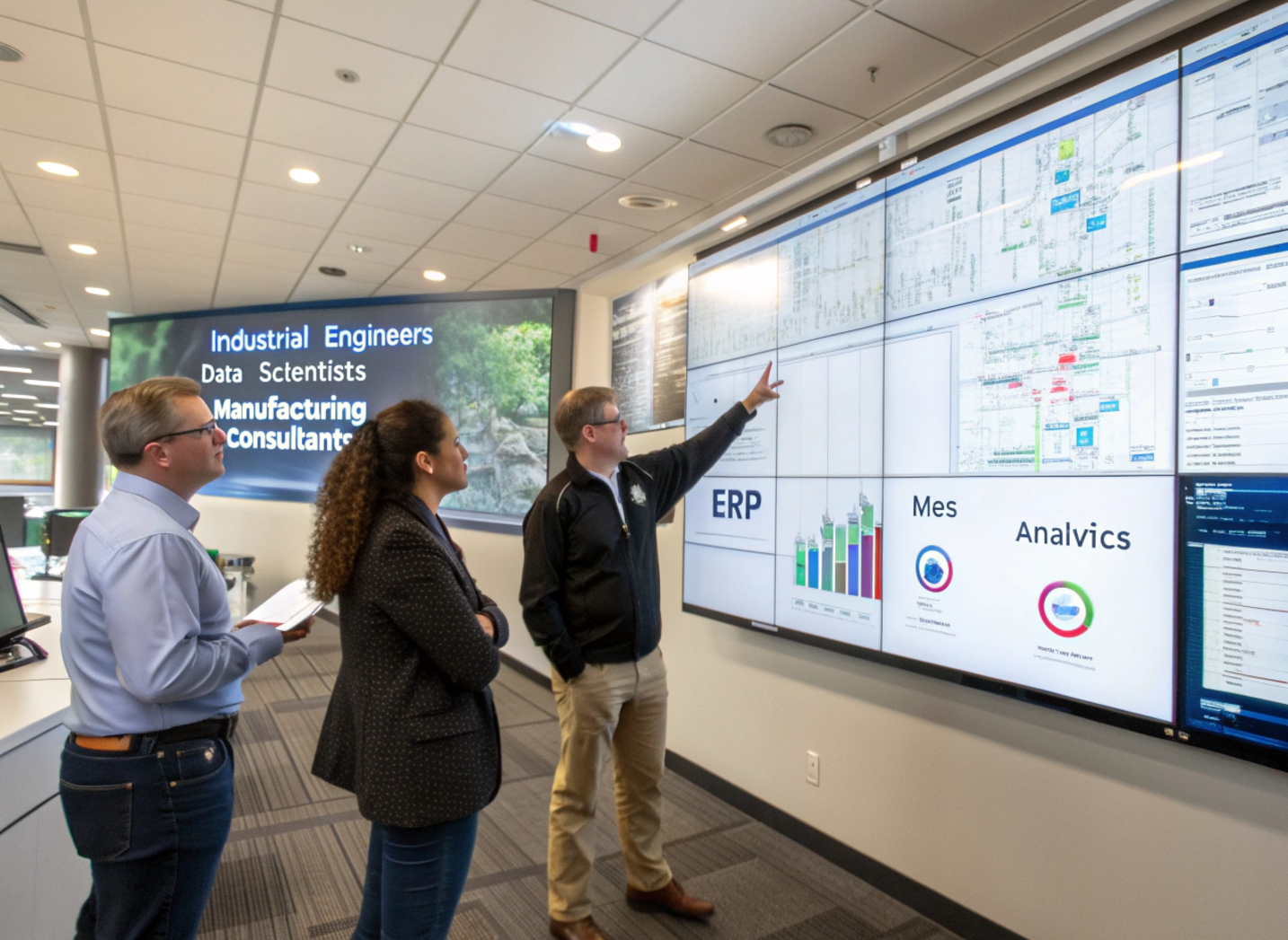 Building Future-Proof Manufacturing Solutions with Industrial Expertise consultants planning digital solutions for complex industrial operations