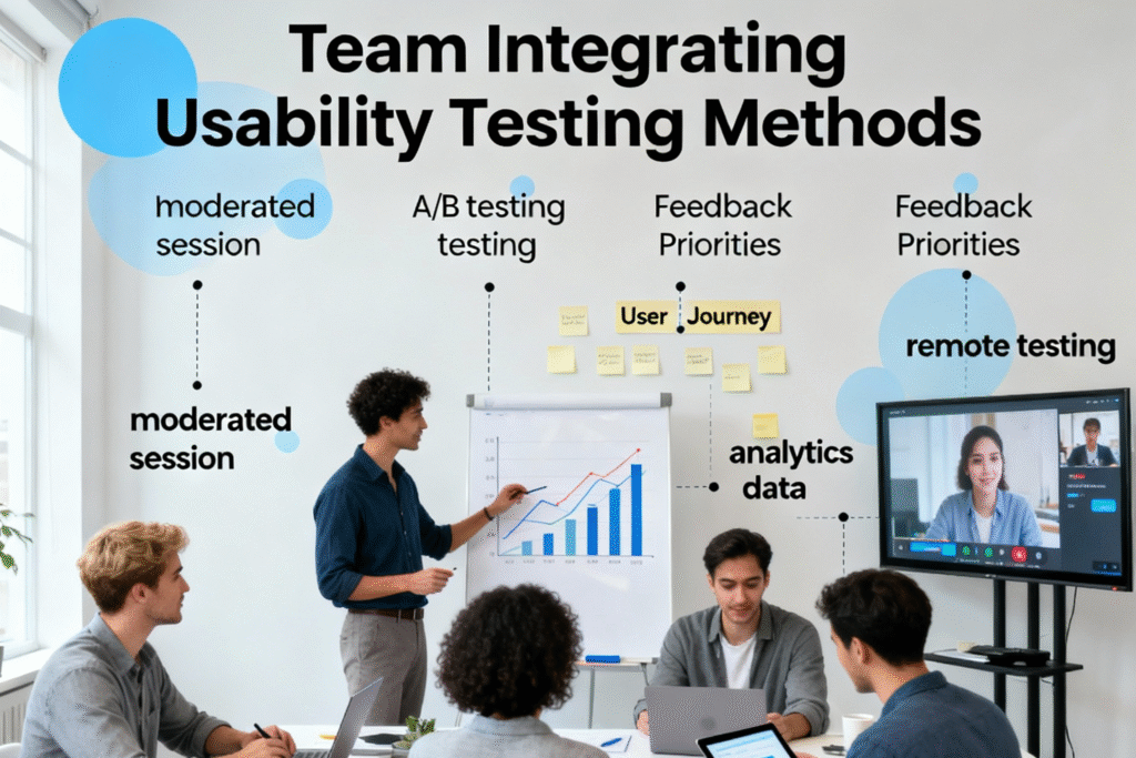 Usability Testing Methods Integration