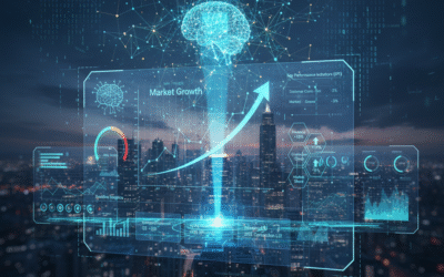 AI forecasts market growth, predictive analytics over city