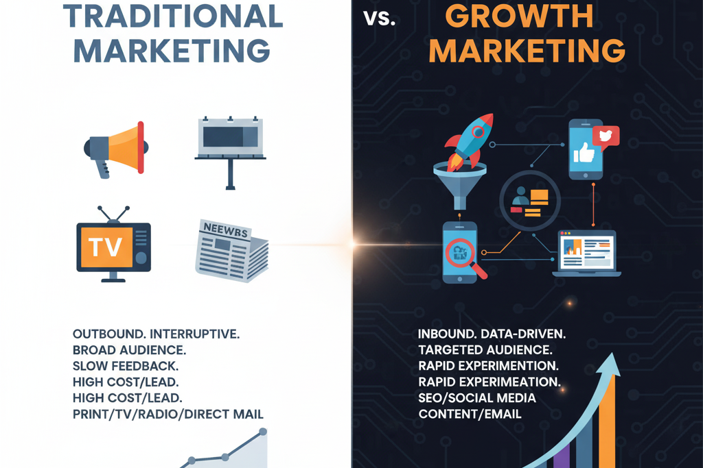 Growth Marketing vs Traditional Marketing: Key Differences