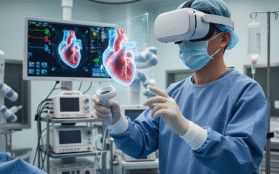 Virtual Reality headset in healthcare for therapy and treatment