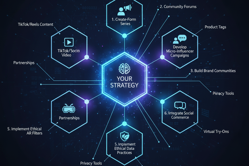 Diagram illustrating How to Apply Marketing Trends in Your Strategy